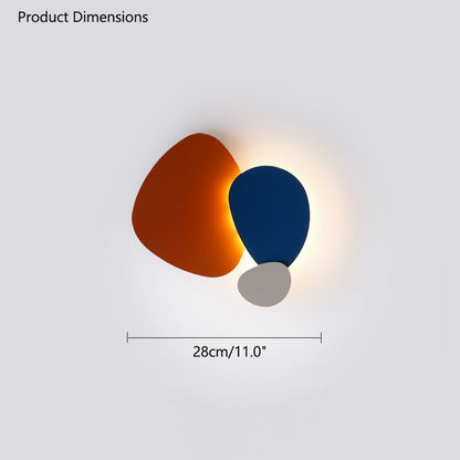 Colorful Sculptural Wall Light