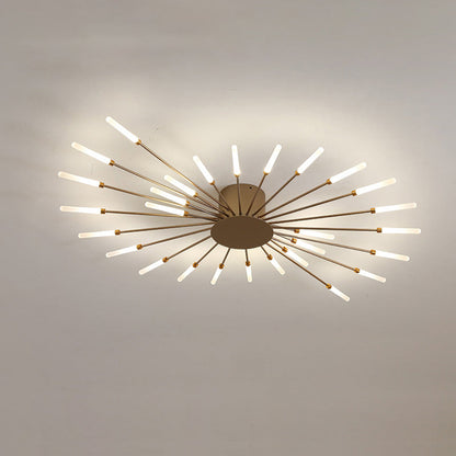 Recessed Ceiling Light with Glowing Star Effect