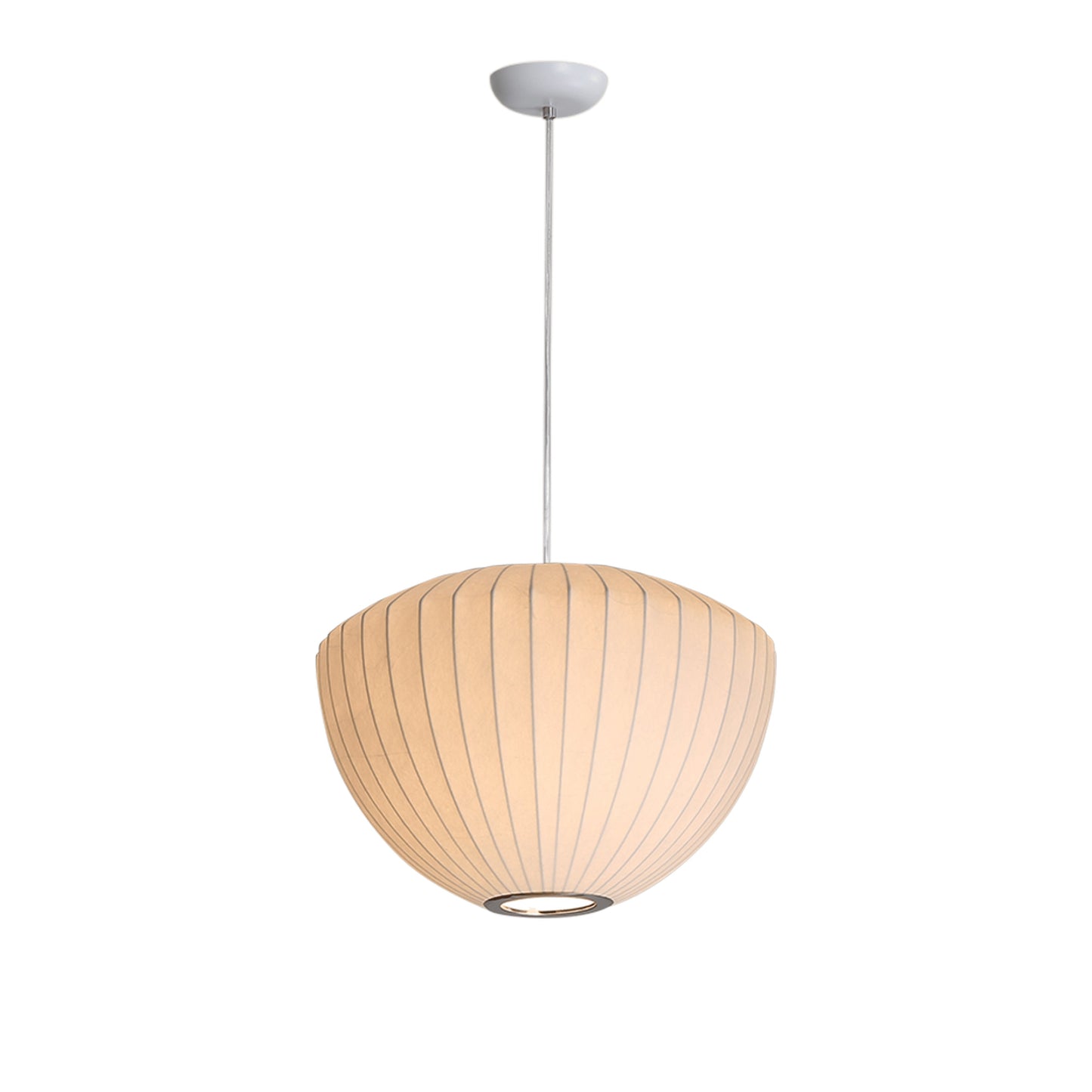 Apple Silk Pendant Light – Japandi Elegance