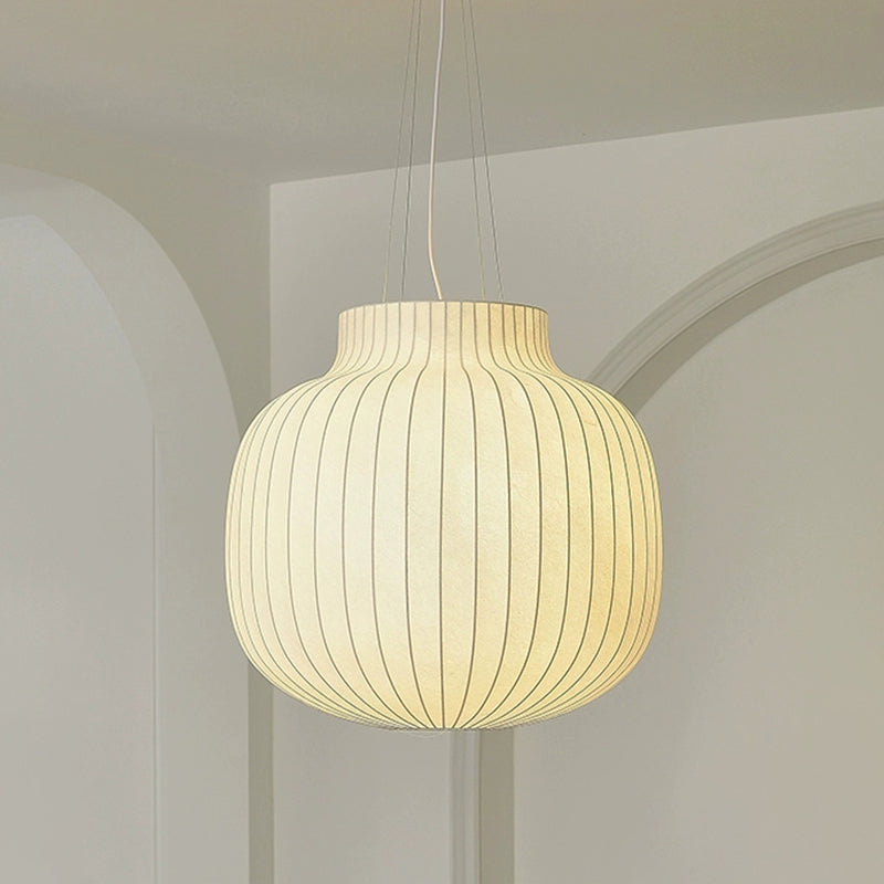 Silk Urn Pendant Light – Japandi Elegance
