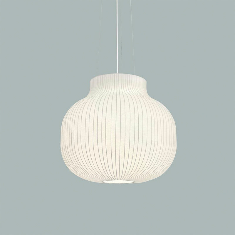 Silk Urn Pendant Light – Japandi Elegance