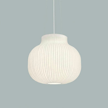 Silk Urn Pendant Light – Japandi Elegance