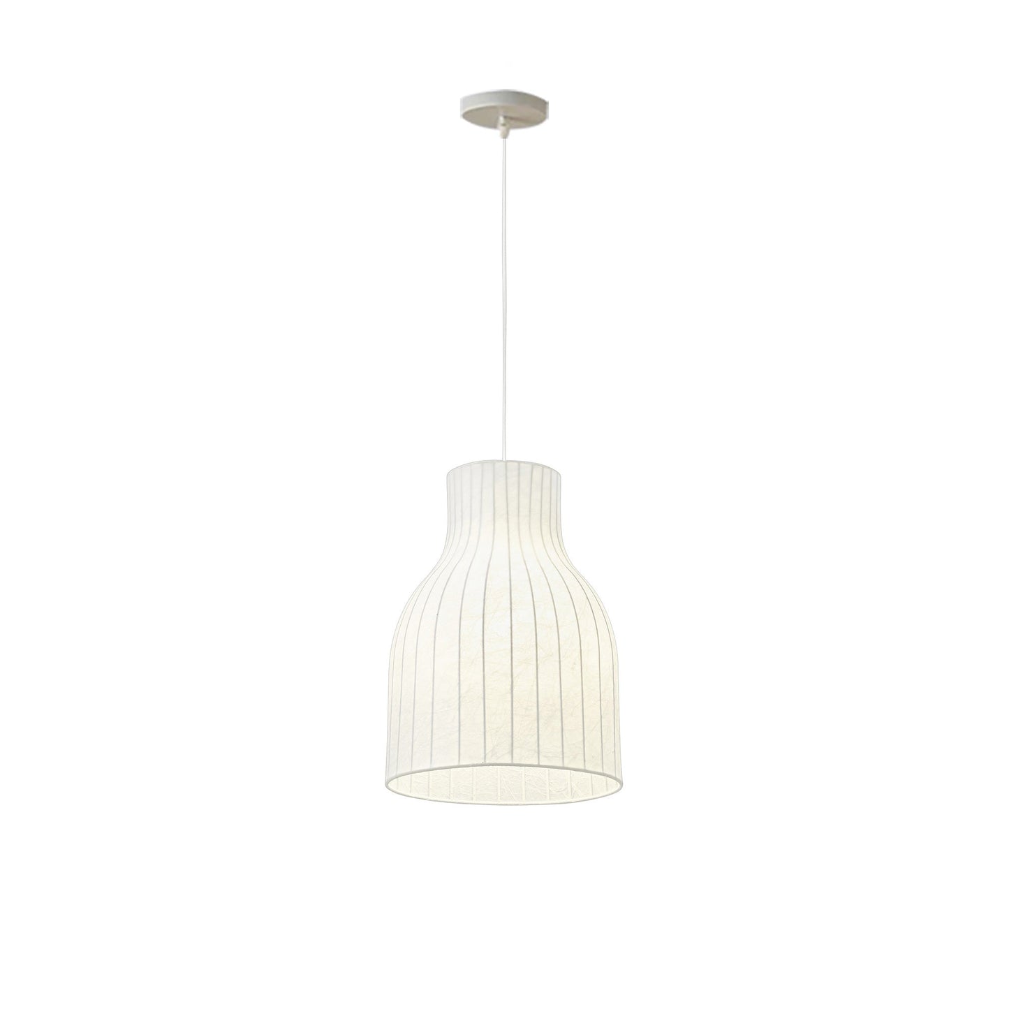 Luna Silk Pendant Light – Japandi Elegance
