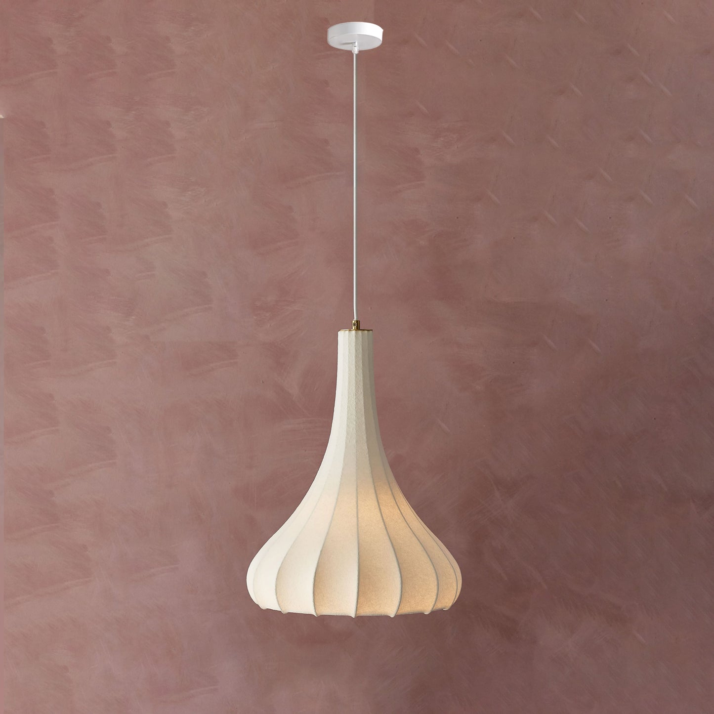 Suspension – Conical Elegance in Silk
