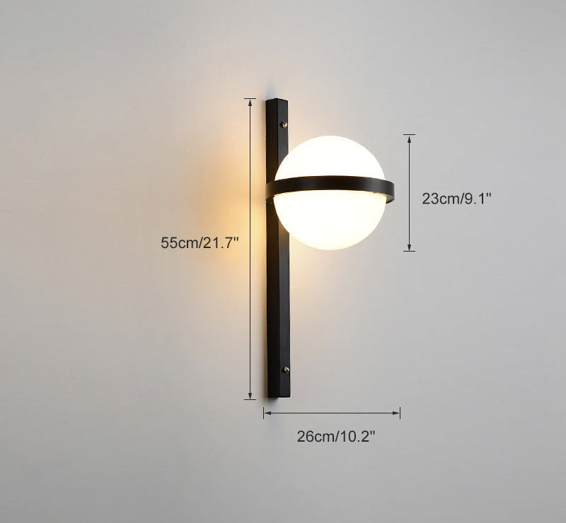 Plant Globe Wall Light