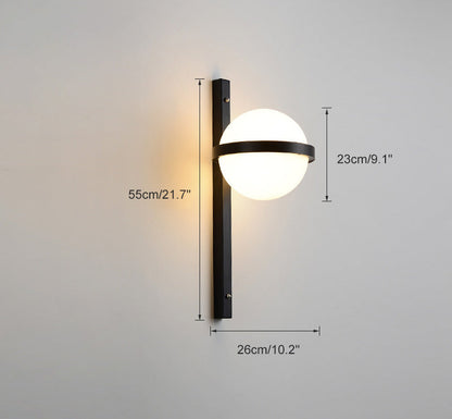 Plant Globe Wall Light