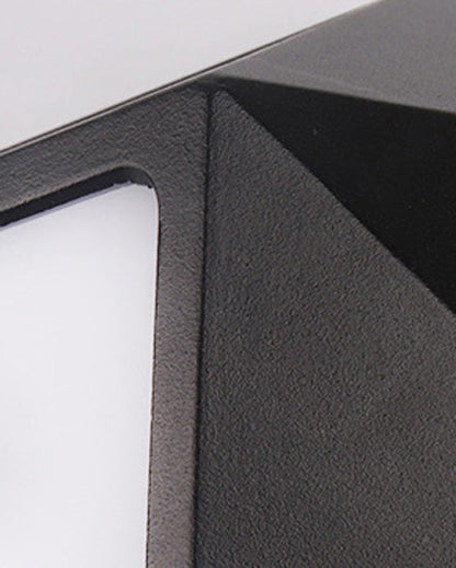 Prisma Black Outdoor Wall Sconce – Elegant Geometric Glow