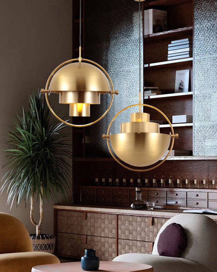 Suspension - Metallic Horizon Globe