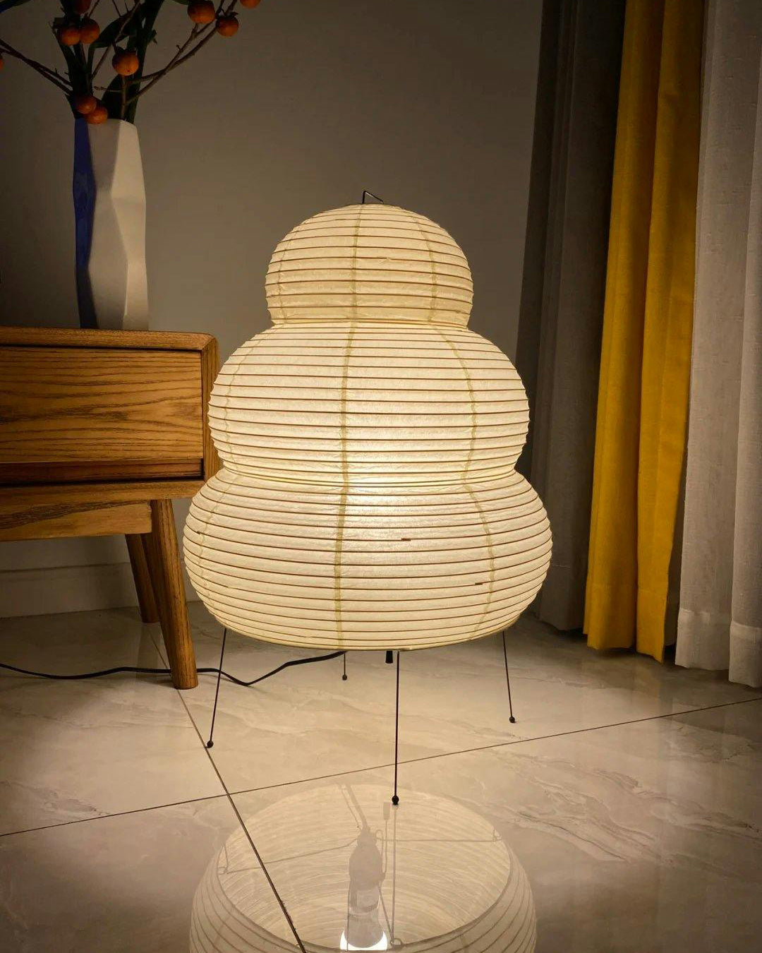 Lampadaire en Tissu Type Lanterne