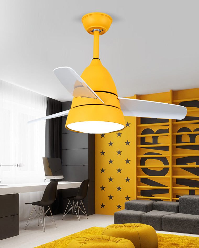 Compact 3-blade ceiling fan - Briza Color