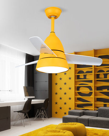 Compact 3-blade ceiling fan - Briza Color