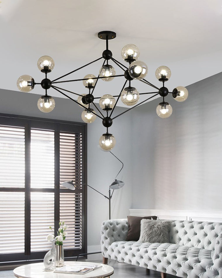 Spherical Chandelier - Sputnik Shine
