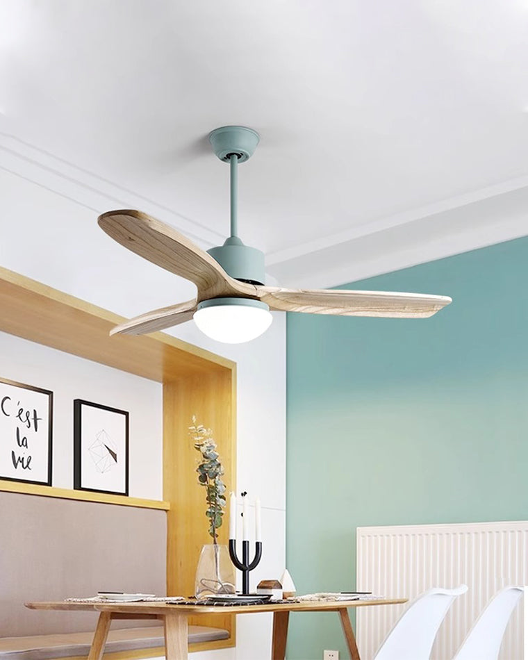 AeroLuna fan with round shade