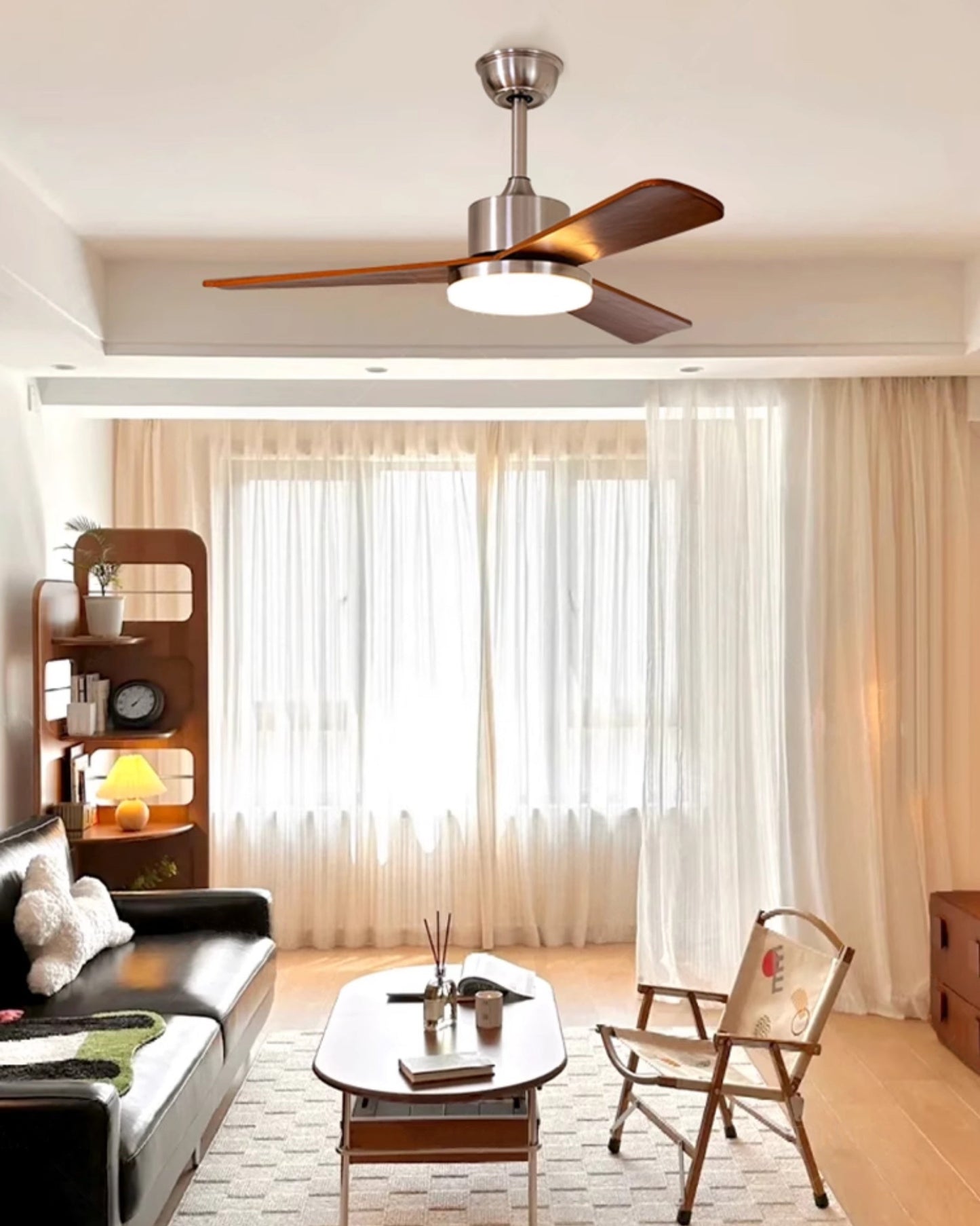 Silver Noce Ceiling Fan