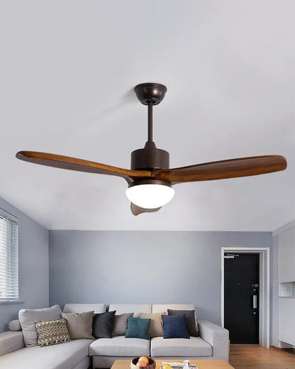AeroLuna fan with round shade