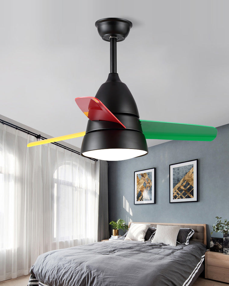 Compact 3-blade ceiling fan - Briza Color