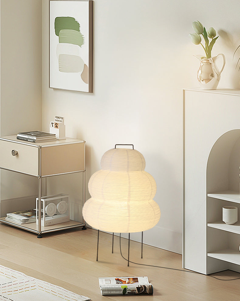 Lampadaire en Tissu Type Lanterne