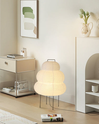 Lampadaire en Tissu Type Lanterne