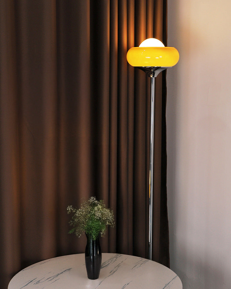 Orange Torchiere Floor Lamp