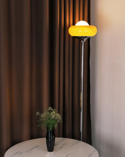 Orange Torchiere Floor Lamp