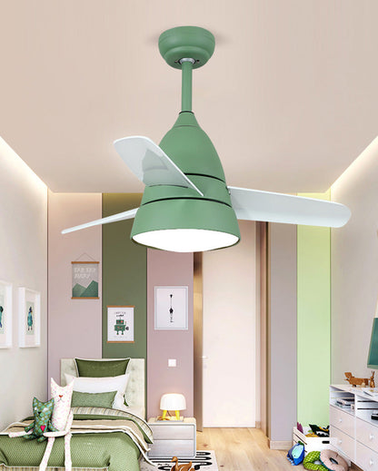 Compact 3-blade ceiling fan - Briza Color