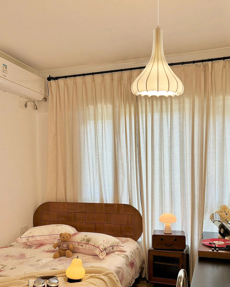 Suspension – Conical Elegance in Silk