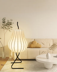 Lampadaire Lanterne Poire en Soie