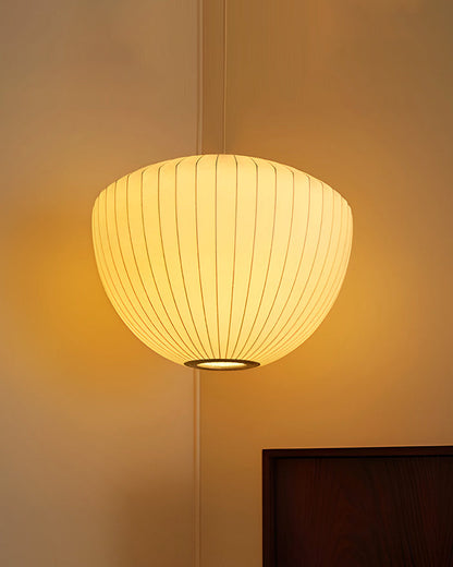 Apple Silk Pendant Light – Japandi Elegance