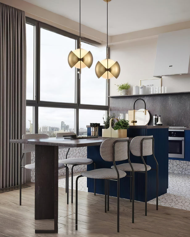 Adjustable Glass Globe Elegance Pendant Light