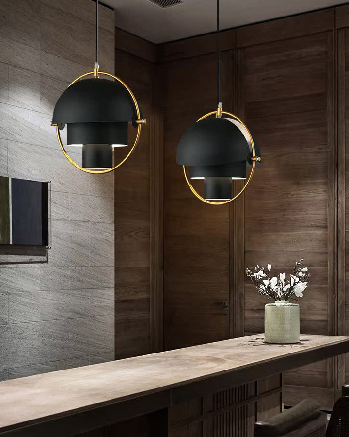 Suspension - Metallic Horizon Globe