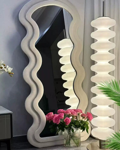 Glass Ball Column Floor Lamp