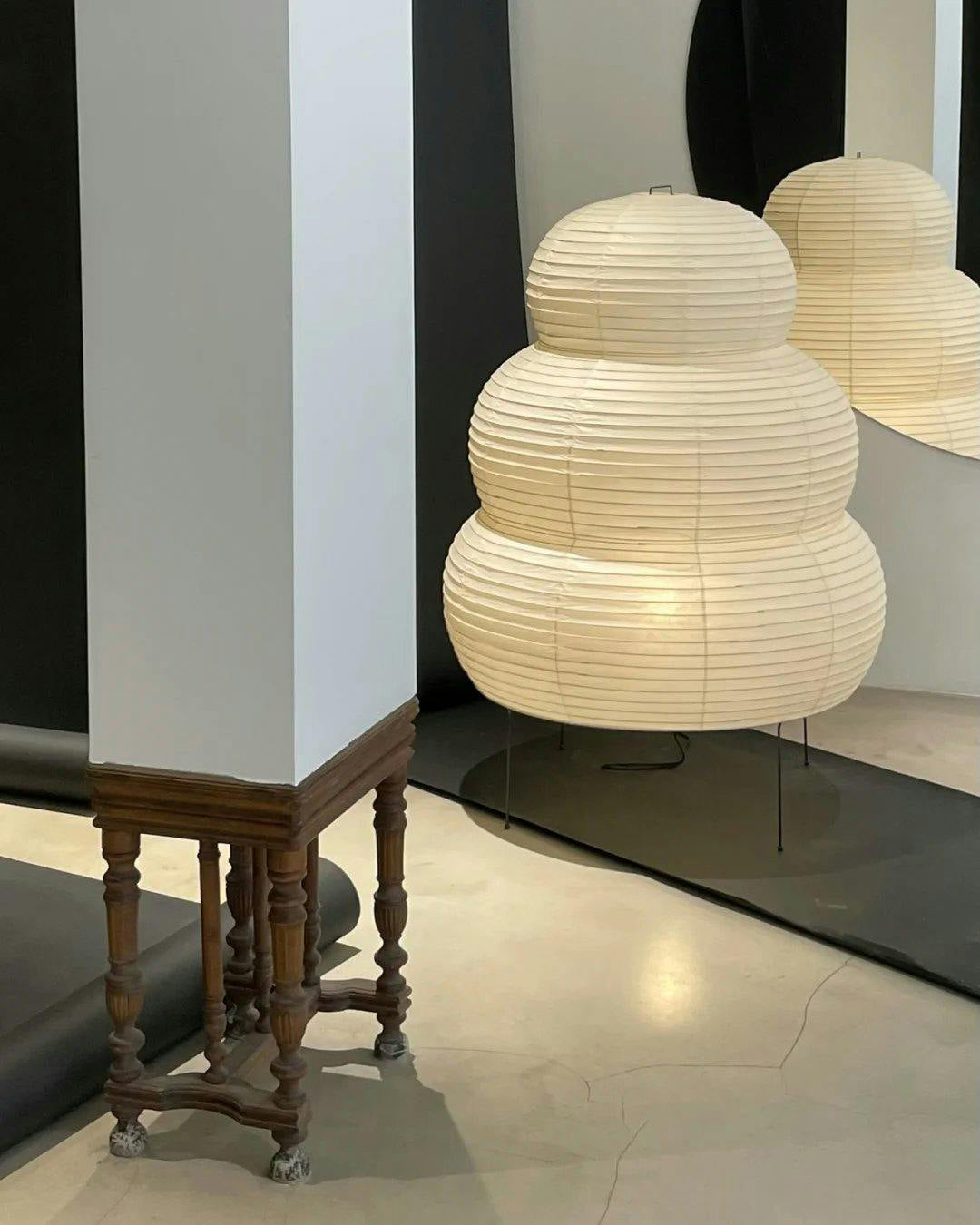 Lampadaire en Tissu Type Lanterne