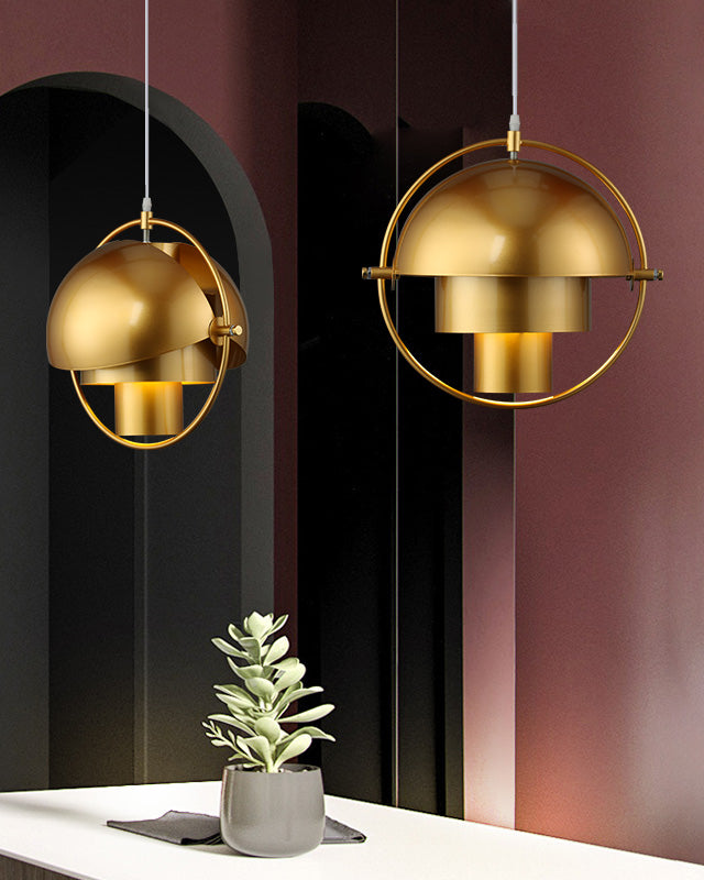 Suspension - Metallic Horizon Globe
