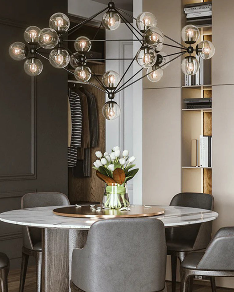 Spherical Chandelier - Sputnik Shine