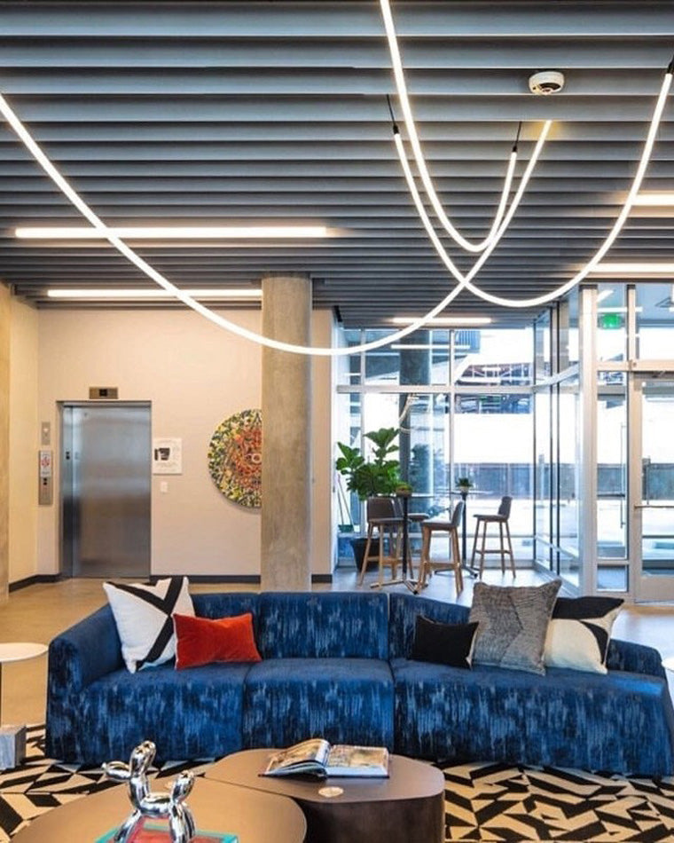 LED Rope Chandelier