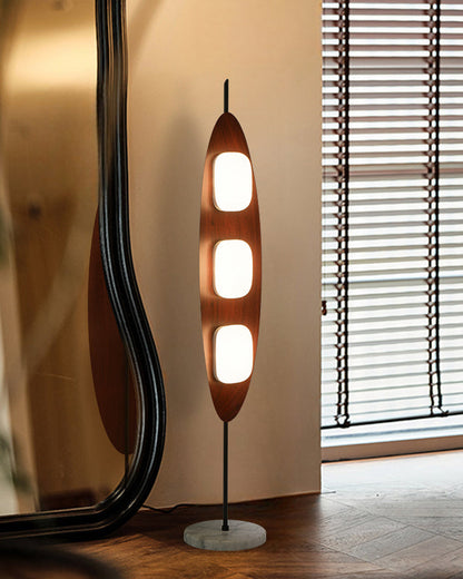 Eclipse Wood Floor Lamp