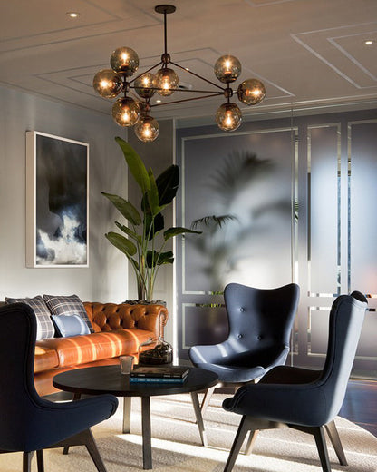 Spherical Chandelier - Sputnik Shine