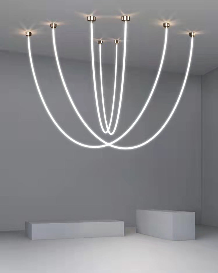 LED Rope Chandelier