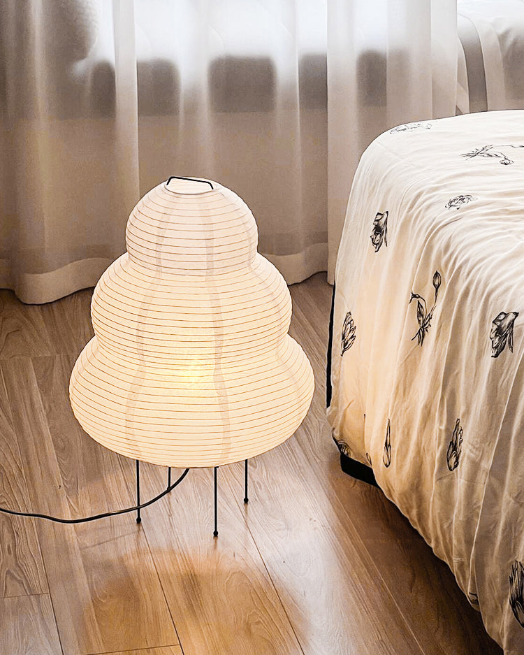Lampadaire en Tissu Type Lanterne