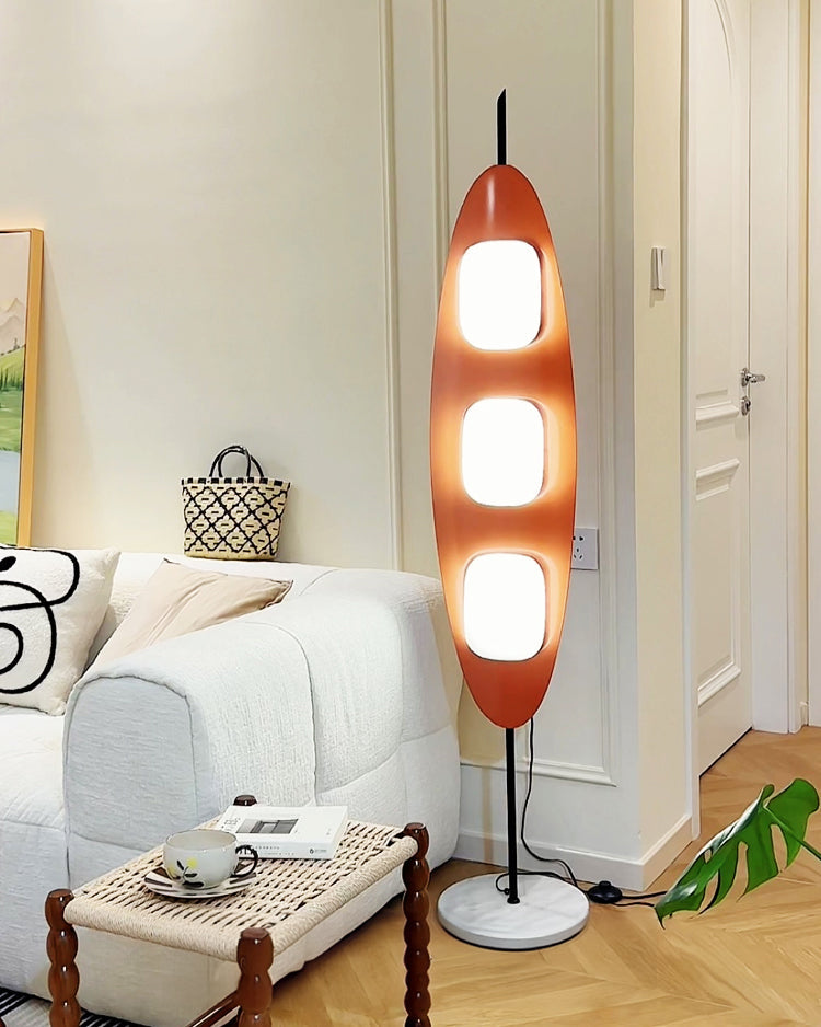 Eclipse Wood Floor Lamp