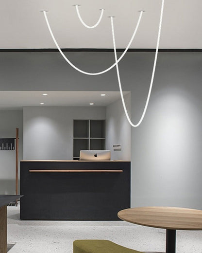 LED Rope Chandelier
