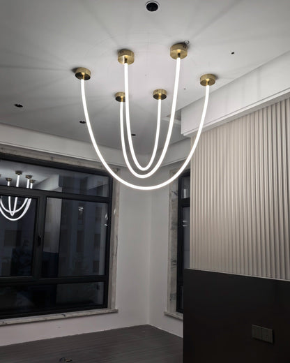 LED Rope Chandelier