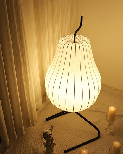 Silk Pear Lantern Floor Lamp