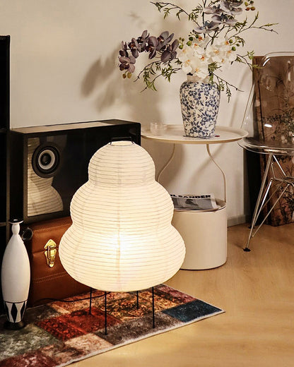 Lampadaire en Tissu Type Lanterne