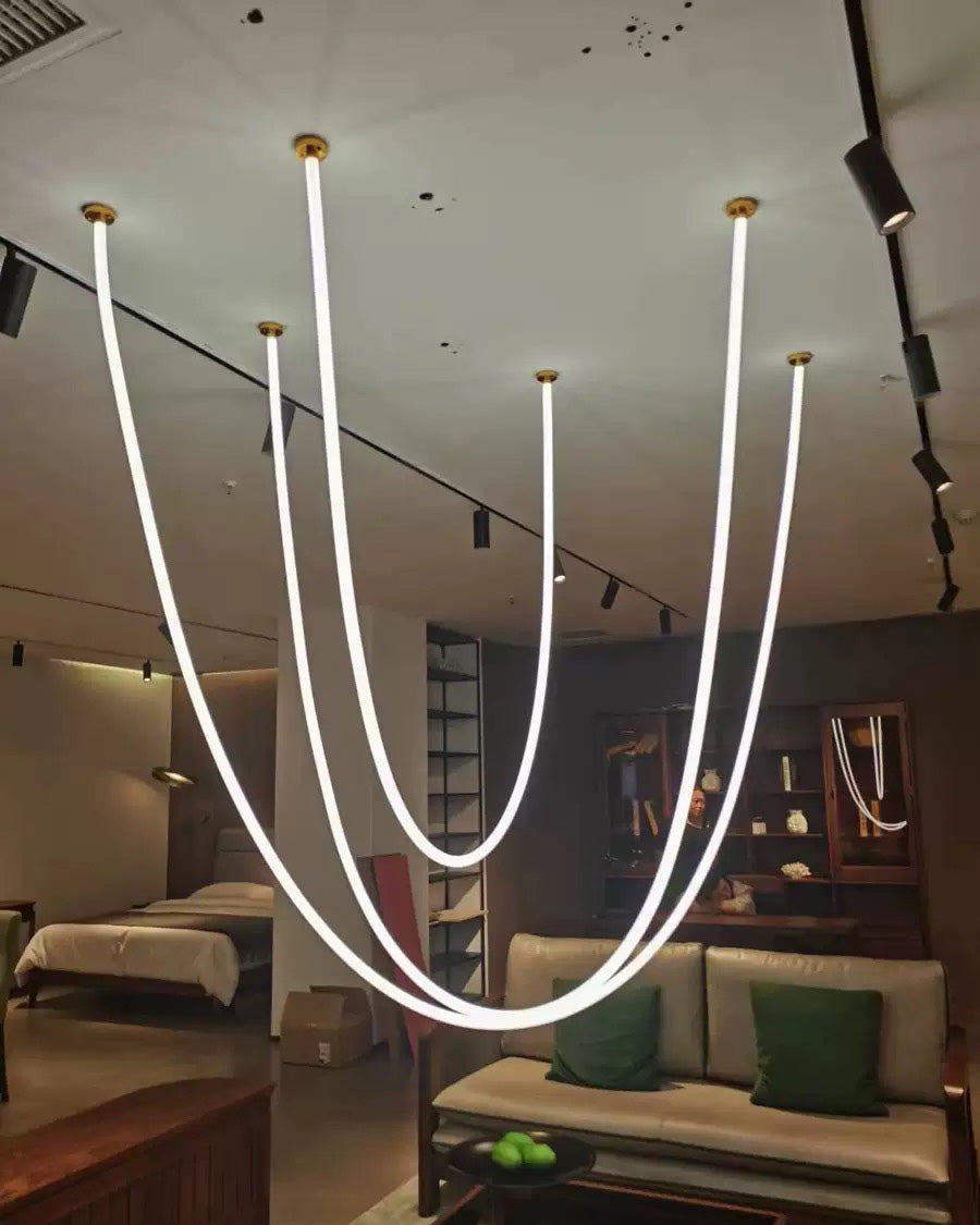 LED Rope Chandelier
