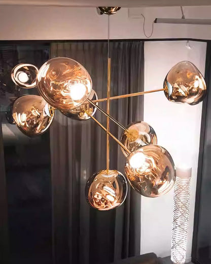 Orbit Mirror Chandelier