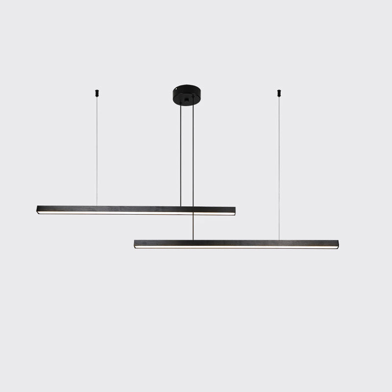 Multi-rod LED chandelier