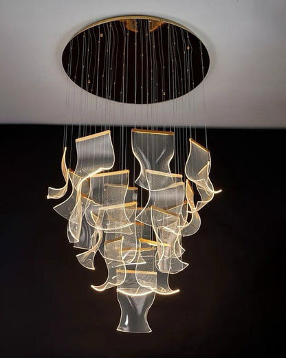 Brass Breeze Chandelier