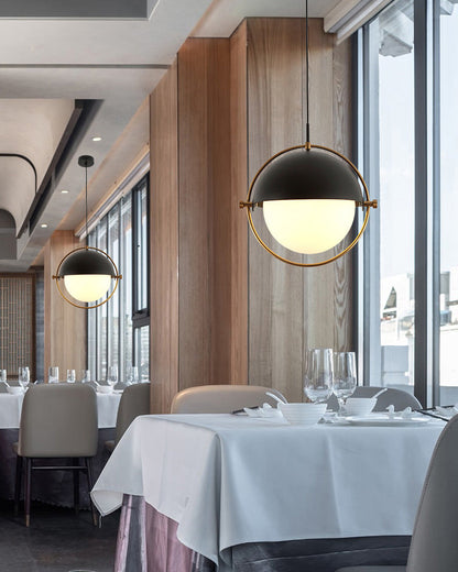 Adjustable Glass Globe Elegance Pendant Light