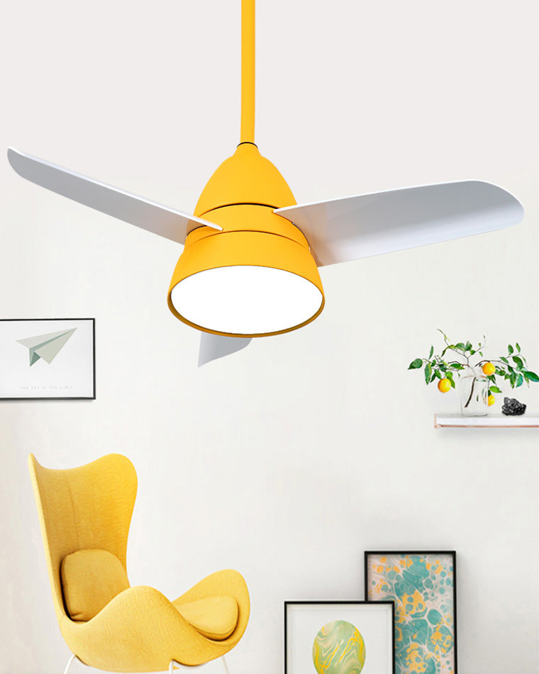 Compact 3-blade ceiling fan - Briza Color